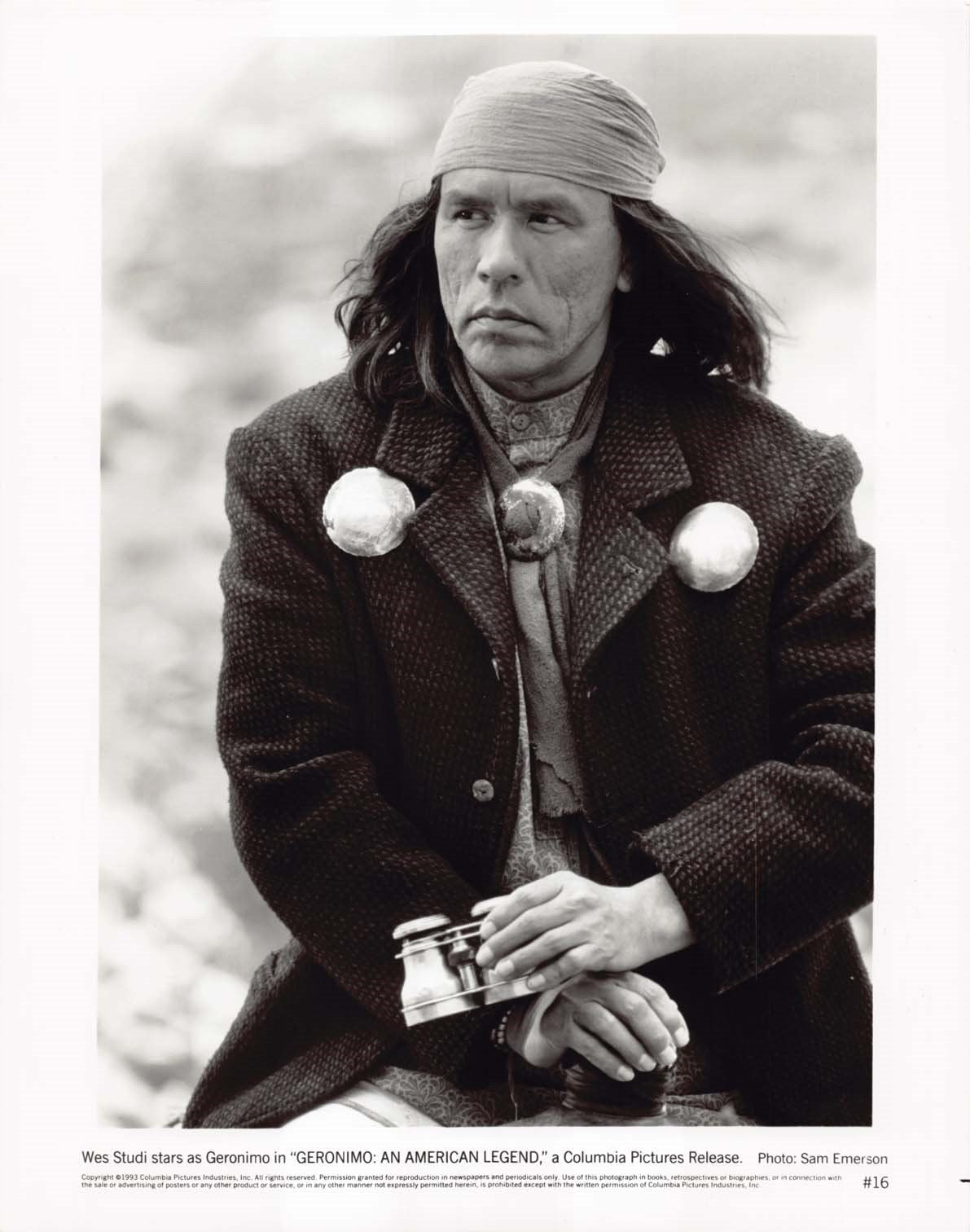 Wes Studi GERONIMO Jason Patric Robert Duvall original press photos 1993