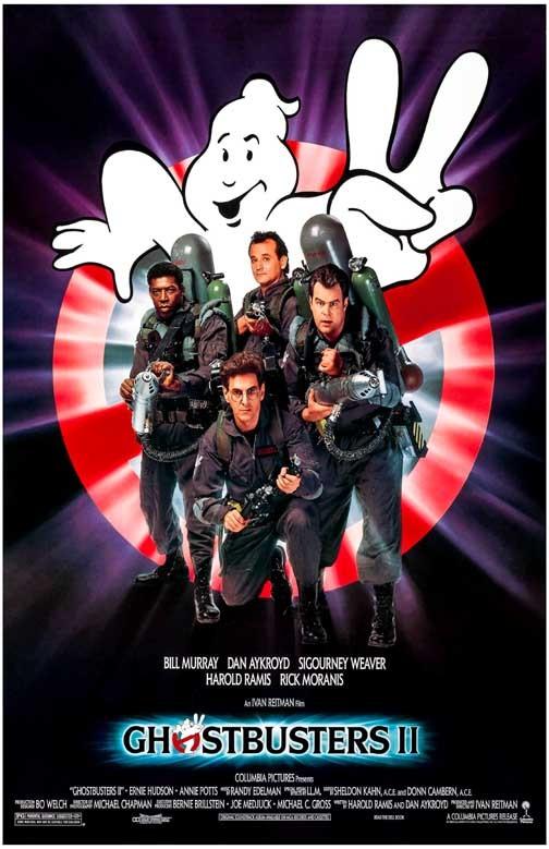 Bill Murray GHOSTBUSTERS 2 Dan Aykroyd Ernie Hudson movie poster 11x17
