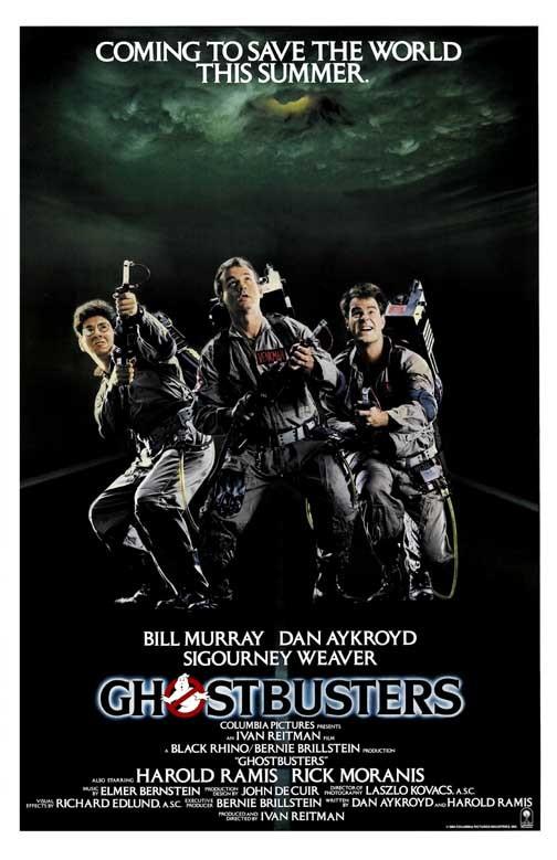 Bill Murray GHOSTBUSTERS Dan Aykroyd Harold Ramis advance movie poster 11x17