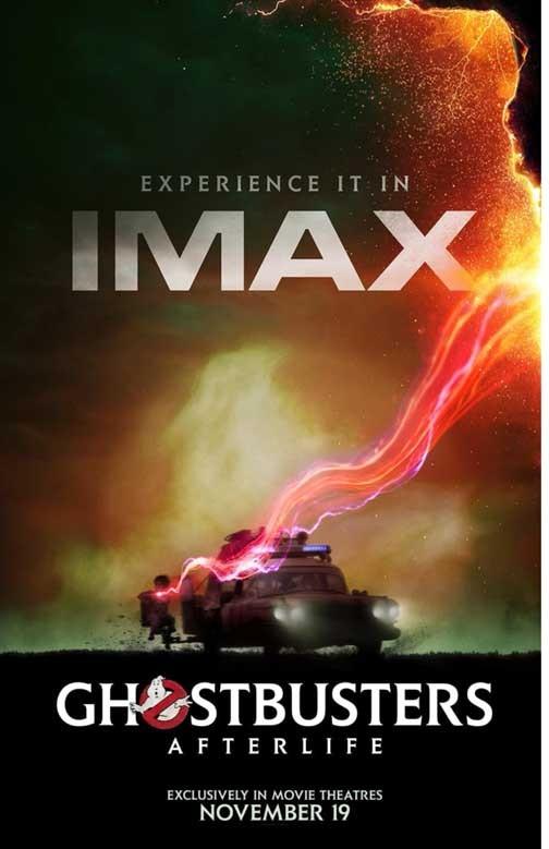 Paul Rudd GHOSTBUSTERS AFTERLIFE Imax Ecto-1 movie poster 11x17
