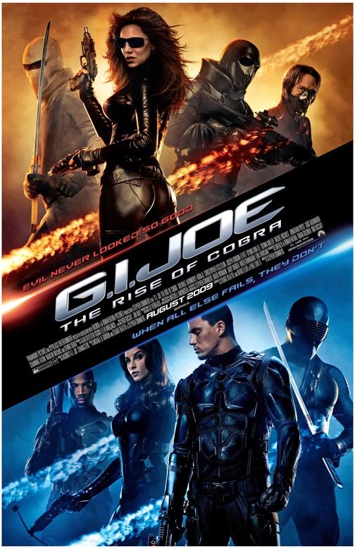 Channing Tatum G.I. JOE RISE OF COBRA Sienna Miller movie poster 11x17