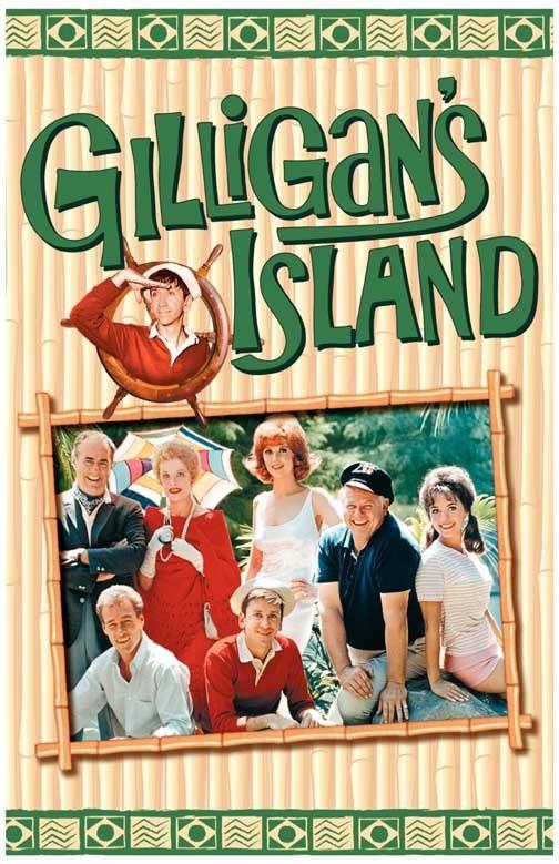 Bob Denver GILLIGAN'S ISLAND Dawn Wells cast poster 11x17