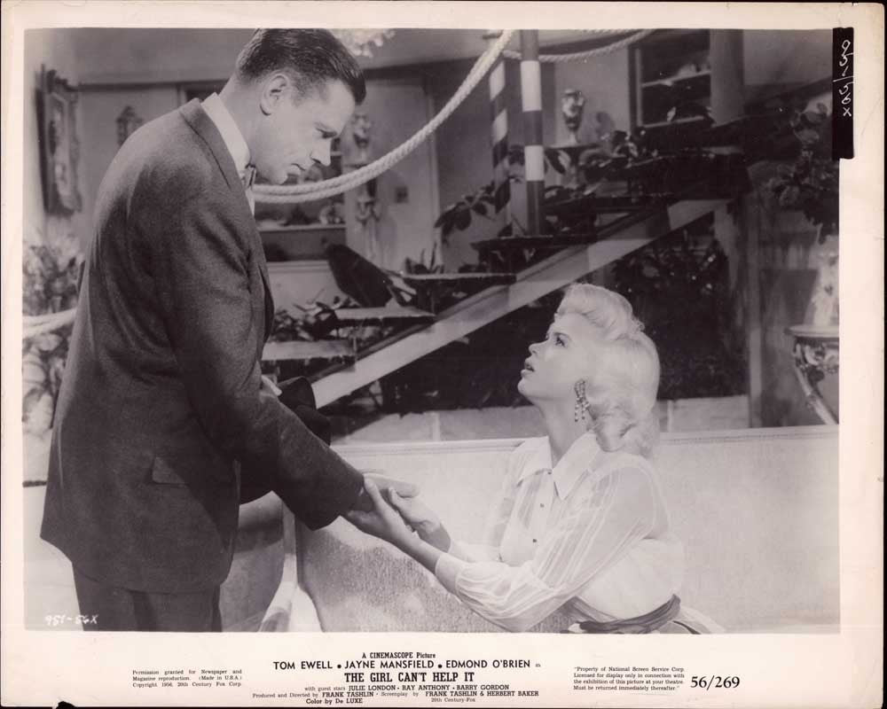 Jayne Mansfield GIRL CAN'T HELP IT Tom Ewell original 10x8 press photos 1956