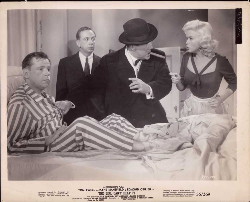 Jayne Mansfield GIRL CAN'T HELP IT Tom Ewell original 10x8 press photos 1956