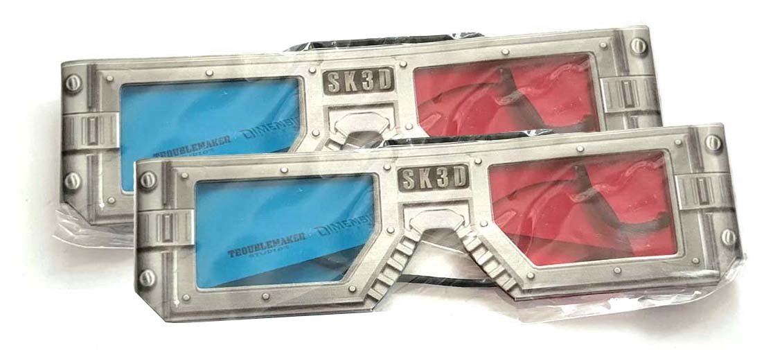 Robert Rodriguez SPY KIDS 3 GAME OVER Antonio Banderas original 3D glasses x2