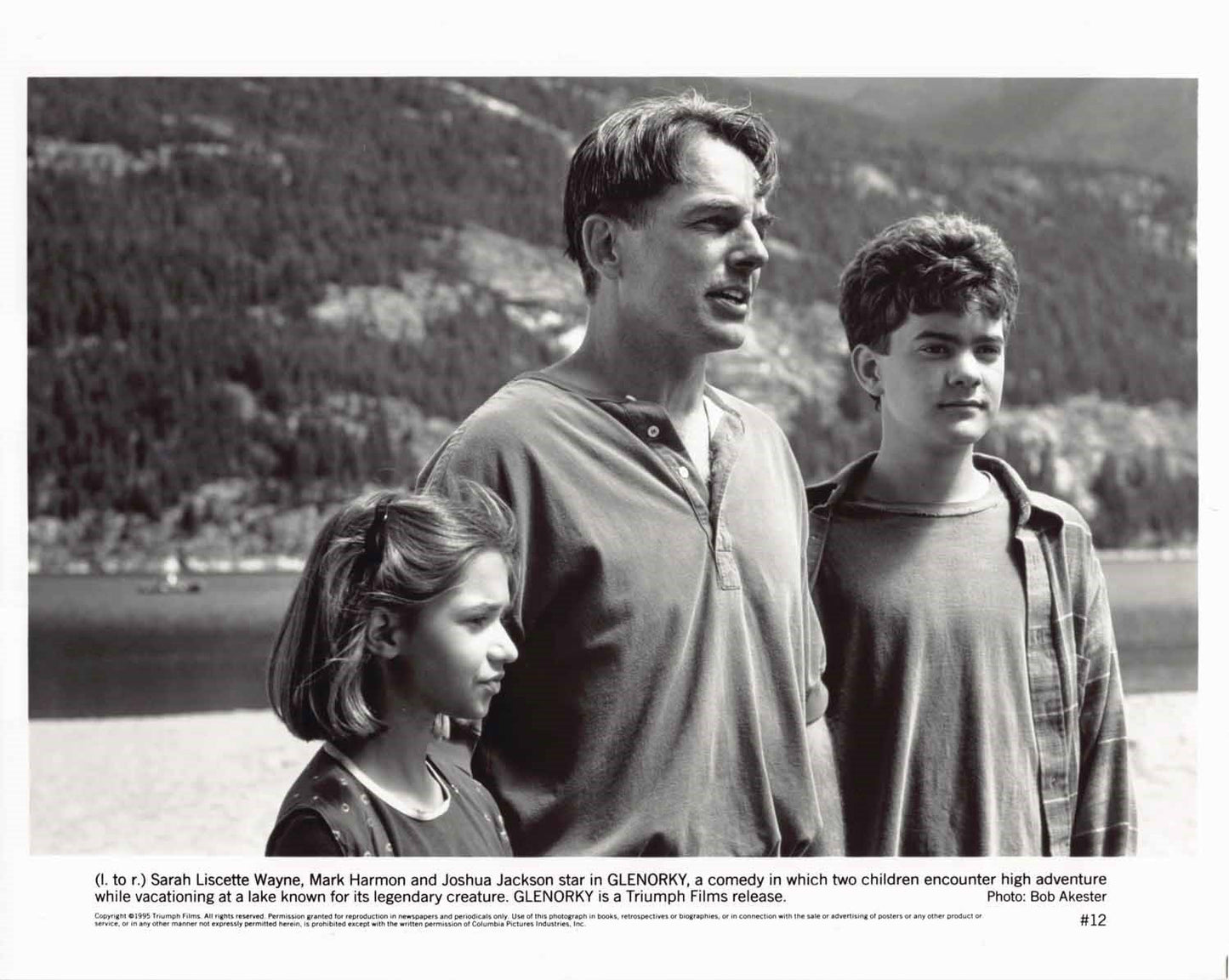 Mark Harmon MAGIC IN THE WATER Joshua Jackson original press photo 1995 GLENORKY