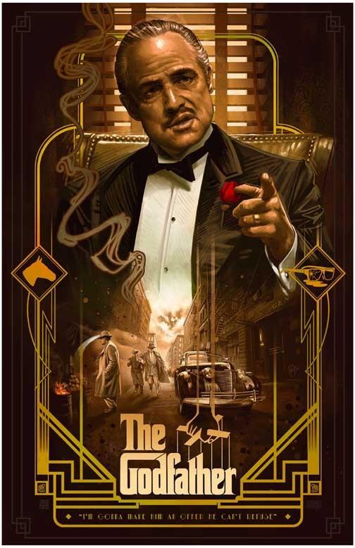 Marlon Brando THE GODFATHER "Make an Offer" movie poster 11x17