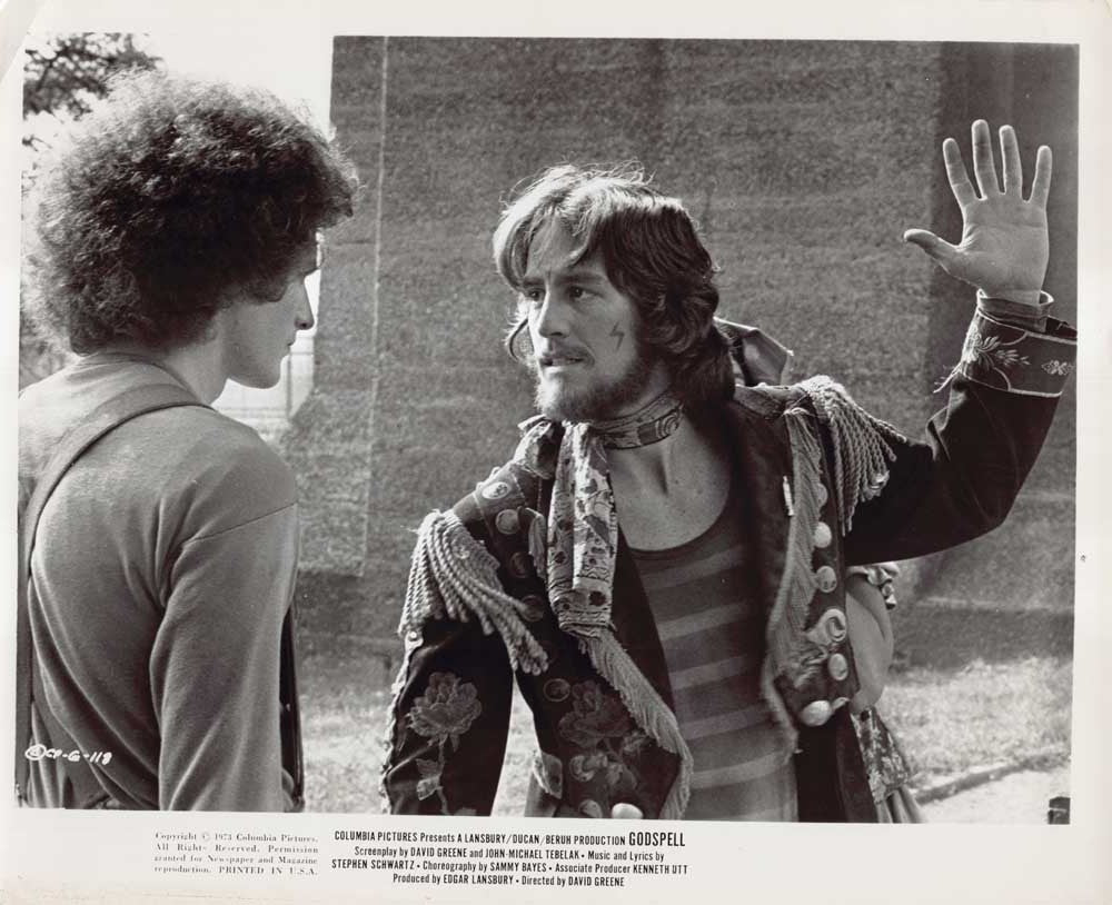 Victor Garber GODSPELL David Haskell original 10x8 press photo 1973