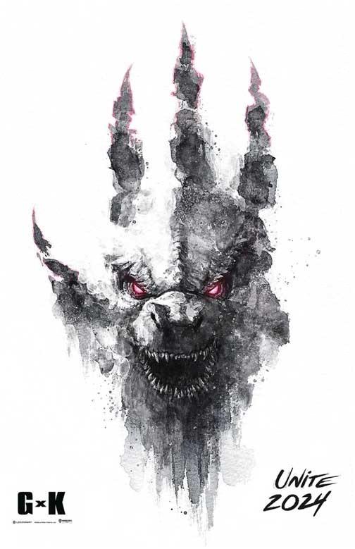 GODZILLA x KONG Unite advance movie poster 11x17
