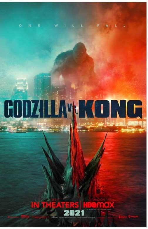 GODZILLA VS KONG advance movie poster 11x17