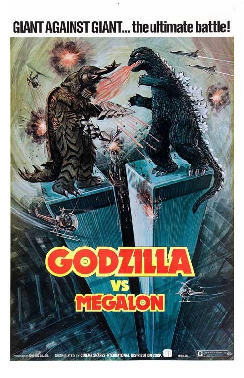 GODZILLA VS MEGALON movie poster 11x17