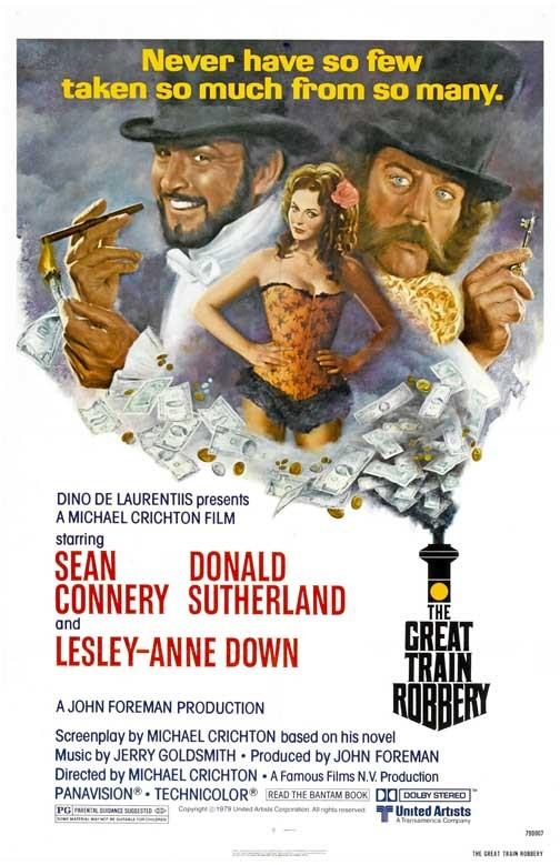 Sean Connery GREAT TRAIN ROBBERY Donald Sutherland movie poster 11x17
