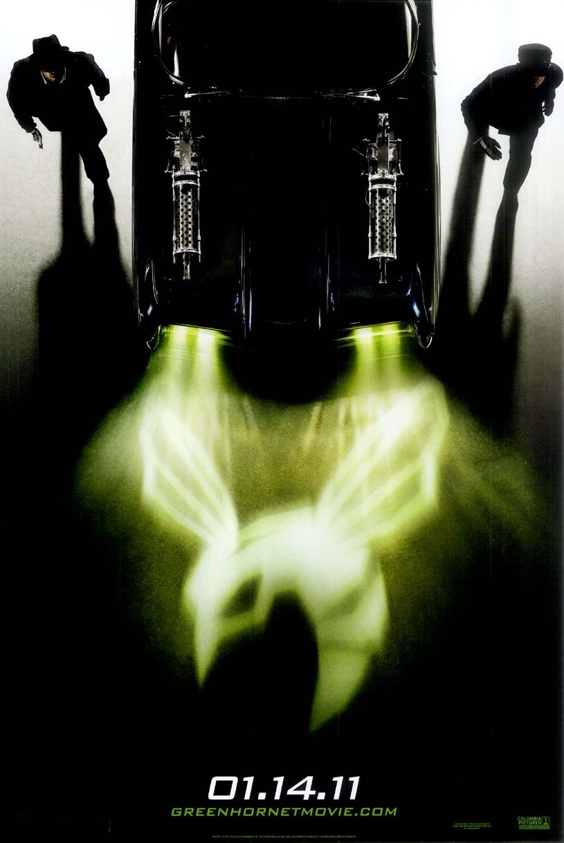 Seth Rogen GREEN HORNET Cameron Diaz original studio adv movie poster 11x17