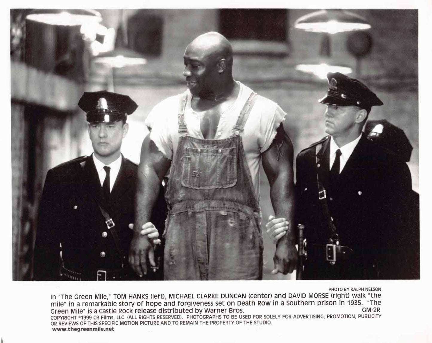 Tom Hanks GREEN MILE Michael Clarke Duncan 1999 original 8x10 press photos