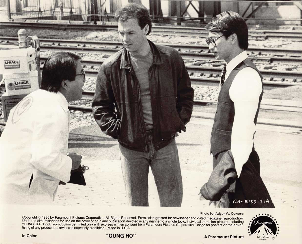 Michael Keaton GUNG HO George Wendt Mimi Rogers original 8x10 press photos 1986