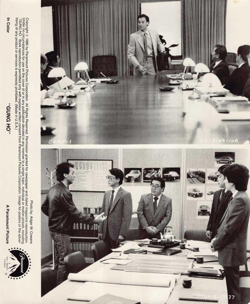 Michael Keaton GUNG HO George Wendt Mimi Rogers original 8x10 press photos 1986