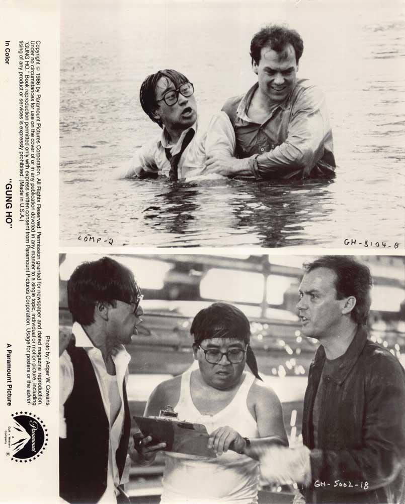 Michael Keaton GUNG HO George Wendt Mimi Rogers original 8x10 press photos 1986
