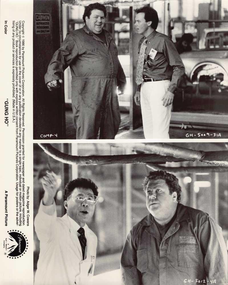 Michael Keaton GUNG HO George Wendt Mimi Rogers original 8x10 press photos 1986