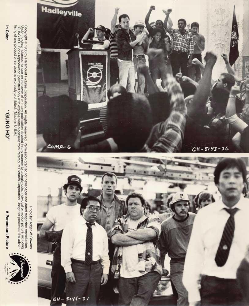 Michael Keaton GUNG HO George Wendt Mimi Rogers original 8x10 press photos 1986