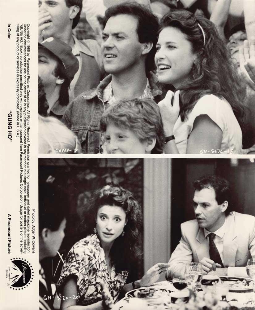 Michael Keaton GUNG HO George Wendt Mimi Rogers original 8x10 press photos 1986