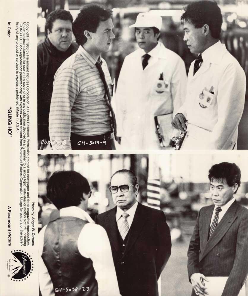 Michael Keaton GUNG HO George Wendt Mimi Rogers original 8x10 press photos 1986