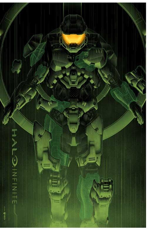 Bungie HALO video game poster 11x17