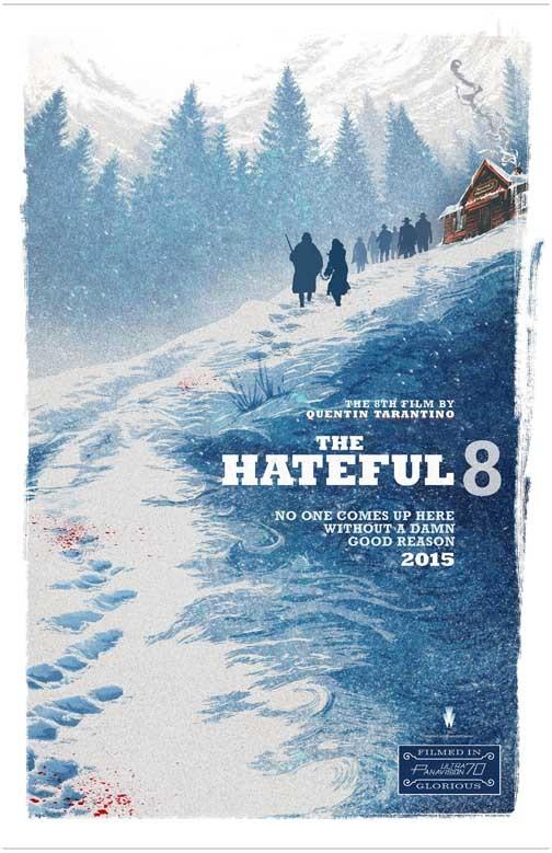 Kurt Russell THE HATEFUL 8 advance movie poster 11x17 Quentin Tarantino