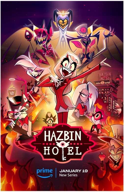 Prime HAZBIN HOTEL cast movie poster 11x17