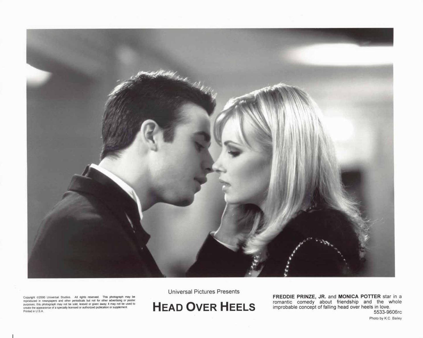 Monica Potter HEAD OVER HEELS Freddie Prinze Jr. original 8x10 press photos