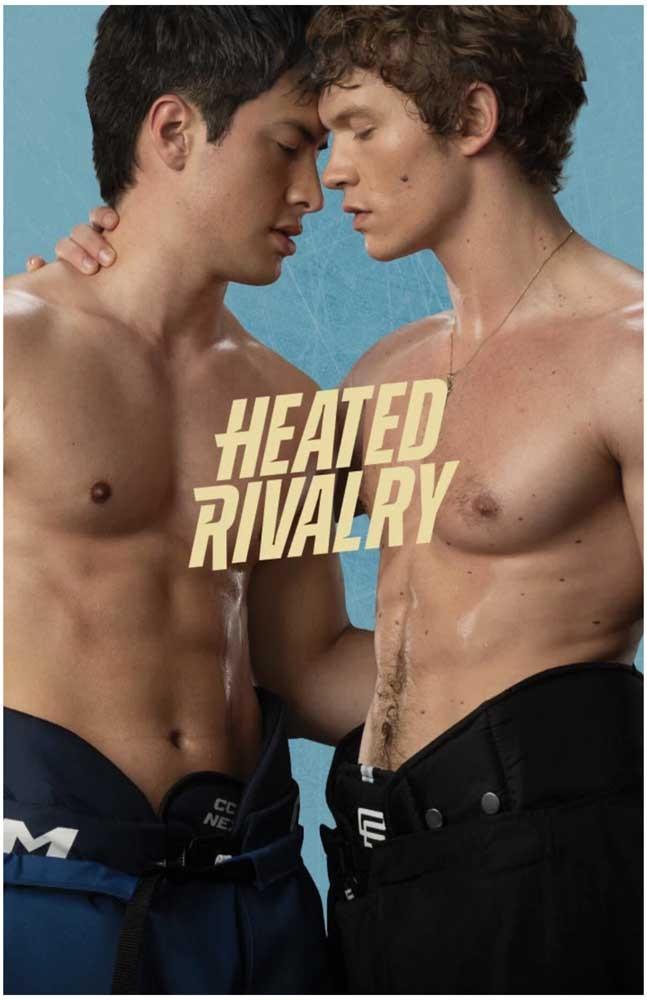 Hudson Williams HEATED RIVALRY Connor Storrie shirtless promo poster 11x17 NHL