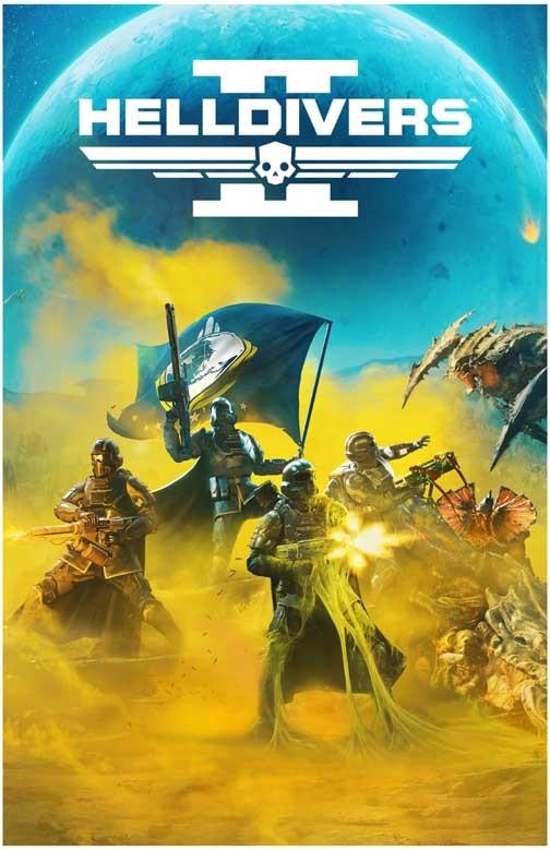 HELLDIVERS 2 video game poster 11x17
