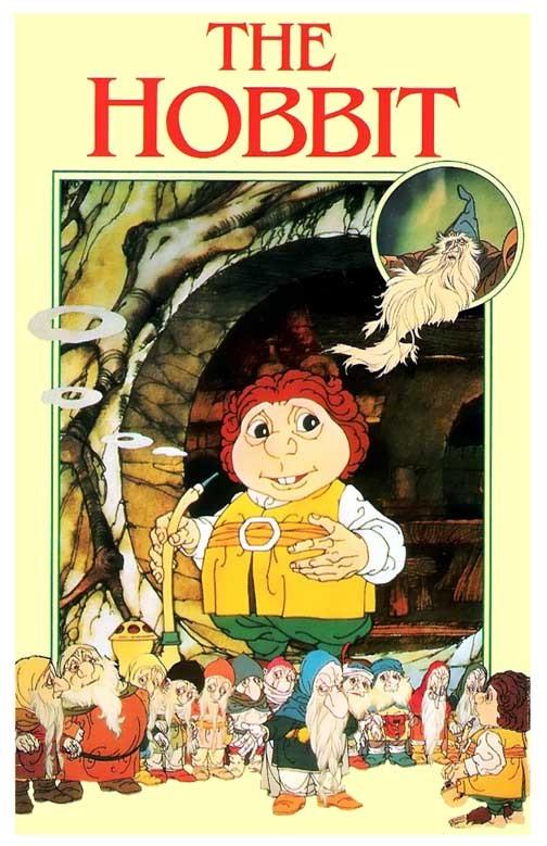 Tolkien THE HOBBIT animated movie poster 11x17