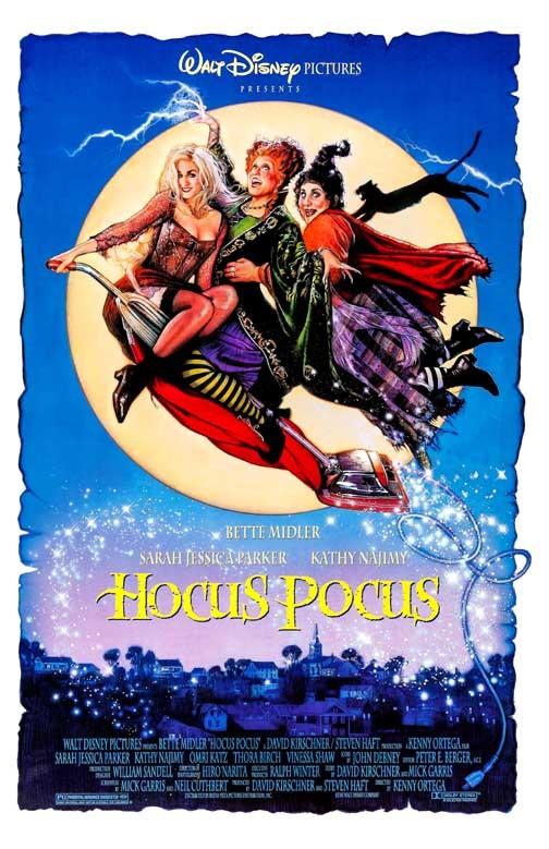 Bette Midler HOCUS POCUS Sarah Jessica Parker Kathy Najimy movie poster 11x17