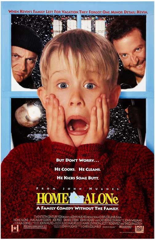 MacCaulay Culkin HOME ALONE Joe Pesci Daniel Stern movie poster 11x17
