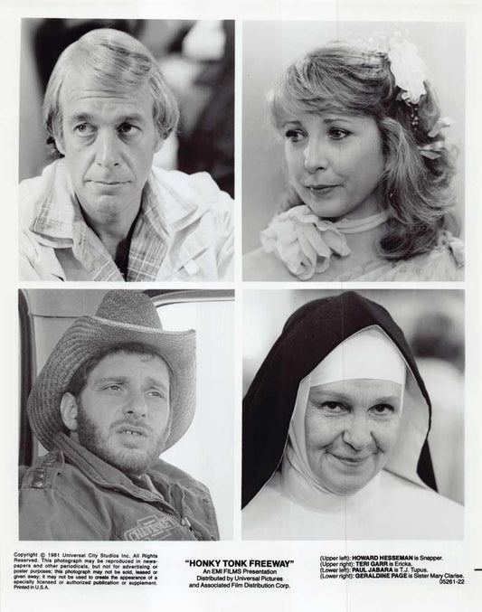 Howard Hesseman HONKY TONK FREEWAY Teri Garr original 8x10 press photo 1981