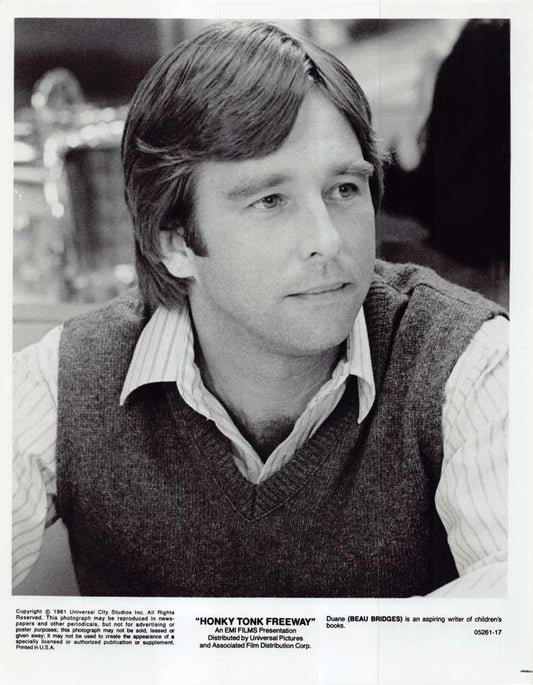 Beau Bridges HONKY TONK FREEWAY original 8x10 press photo 1981