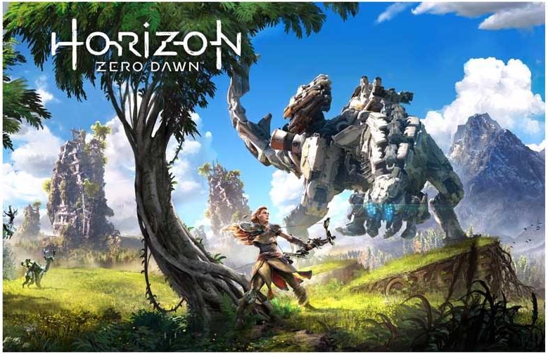 HORIZON ZERO DAWN video game poster 17x11