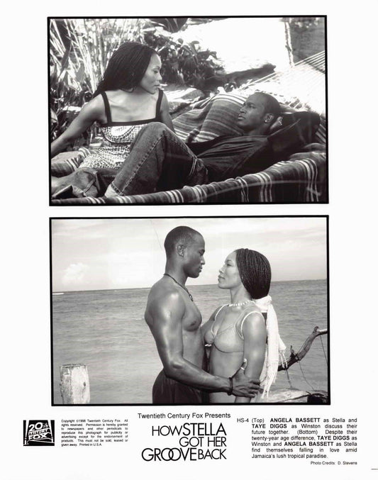 Angela Bassett HOW STELLA GOT HER GROOVE BACK 1998 original press photos