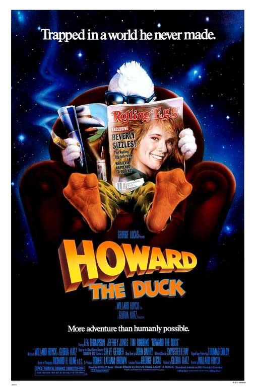 Lea Thompson HOWARD THE DUCK Tim Robbins movie poster 11x17