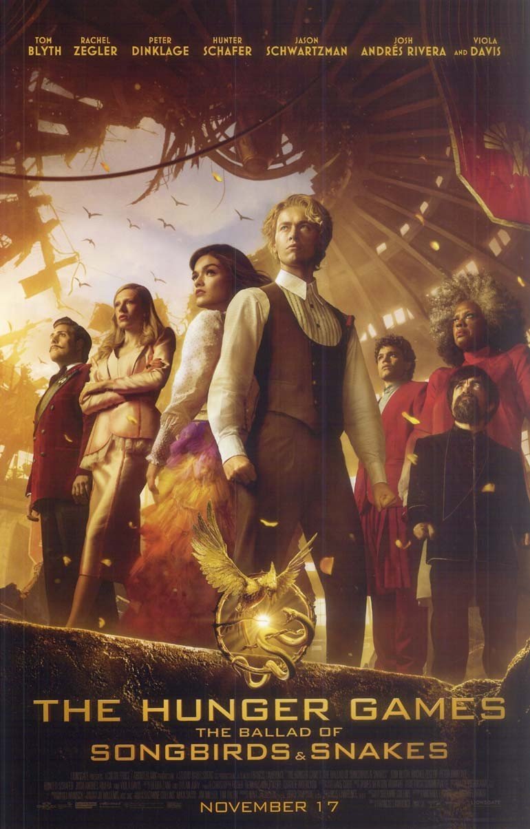 Peter Dinklage HUNGER GAMES BALLAD SONGBIRDS original studio movie poster 11x17