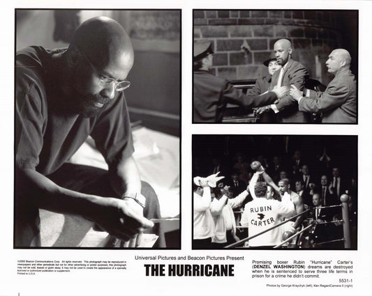 Denzel Washington THE HURRICAINE 2000 original 8x10 press photo