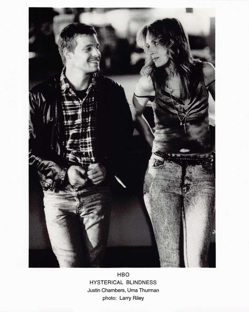 Uma Thurman HBO's HYSTERICAL BLINDNESS Justin Chambers original 8x10 photo 2001