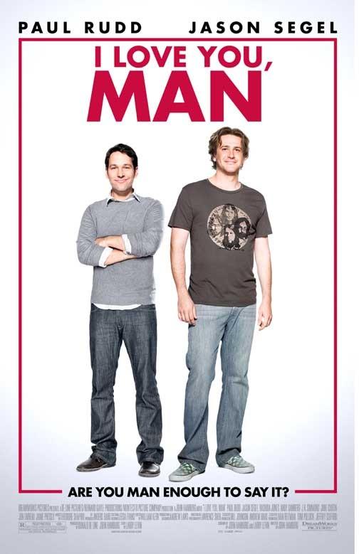 Paul Rudd I LOVE YOU, MAN Jason Segel movie poster 11x17