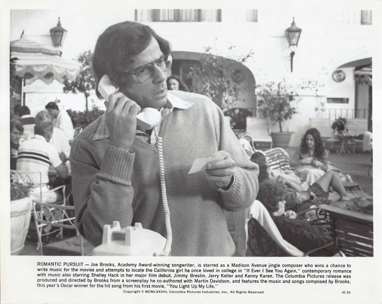 Shelley Hack IF I EVER SEE YOU AGAIN Joe Brooks original 8x10 press photos 1978