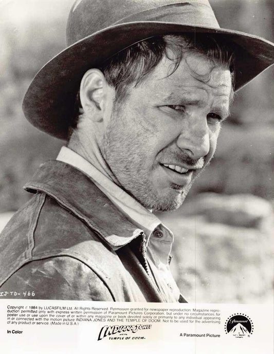 INDIANA JONES TEMPLE OF DOOM original 8x10 press photo 1984 Harrison Ford