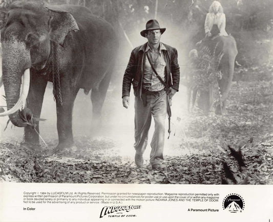 Harrison Ford INDIANA JONES TEMPLE OF DOOM Capshaw original 8x10 photo 1984