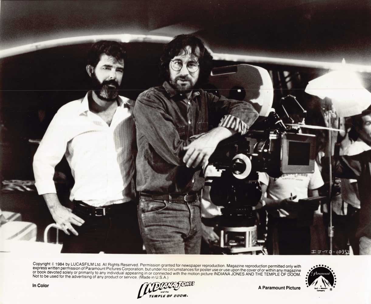 Lucas INDIANA JONES TEMPLE OF DOOM Spielberg original 8x10 photo 1984