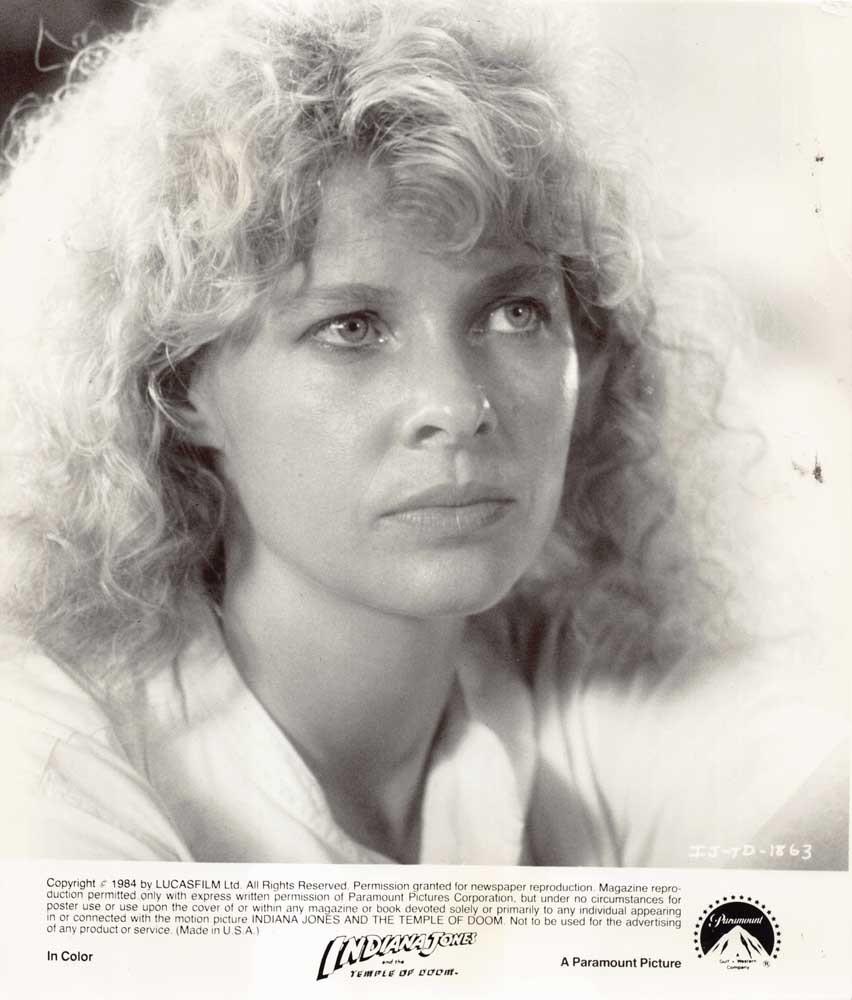 Kate Capshaw INDIANA JONES TEMPLE OF DOOM original 8x10 press photo 1984
