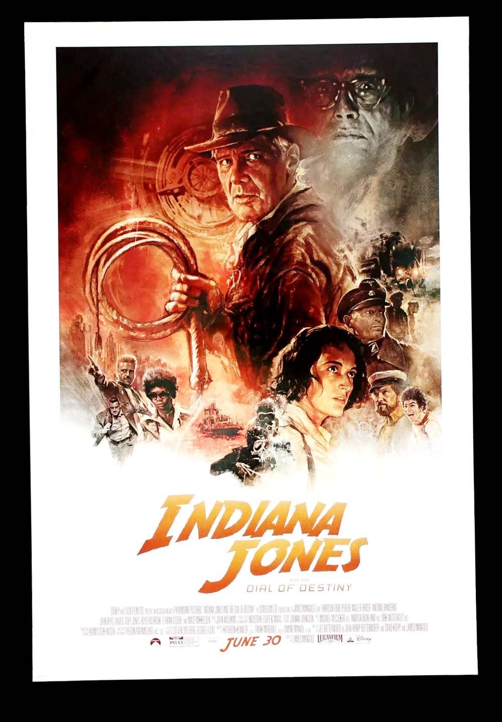 INDIANA JONES AND THE DIAL OF DESTINY original DS 27x40 movie poster 2023