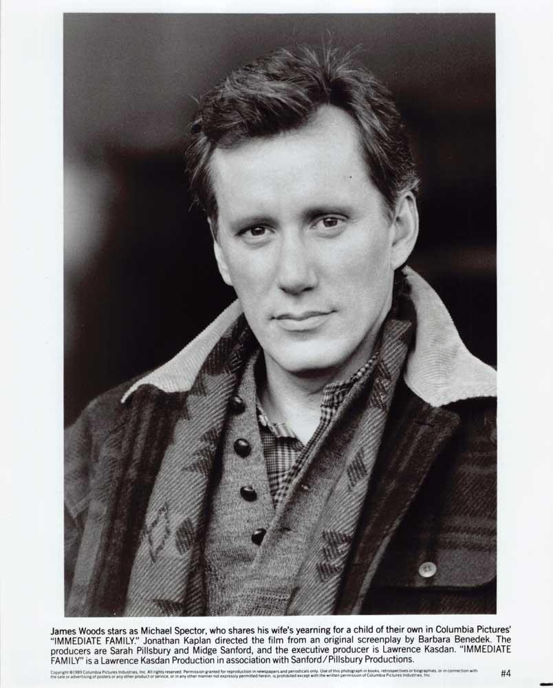 James Woods IMMEDIATE FAMILY 1989 original 8x10 press photo